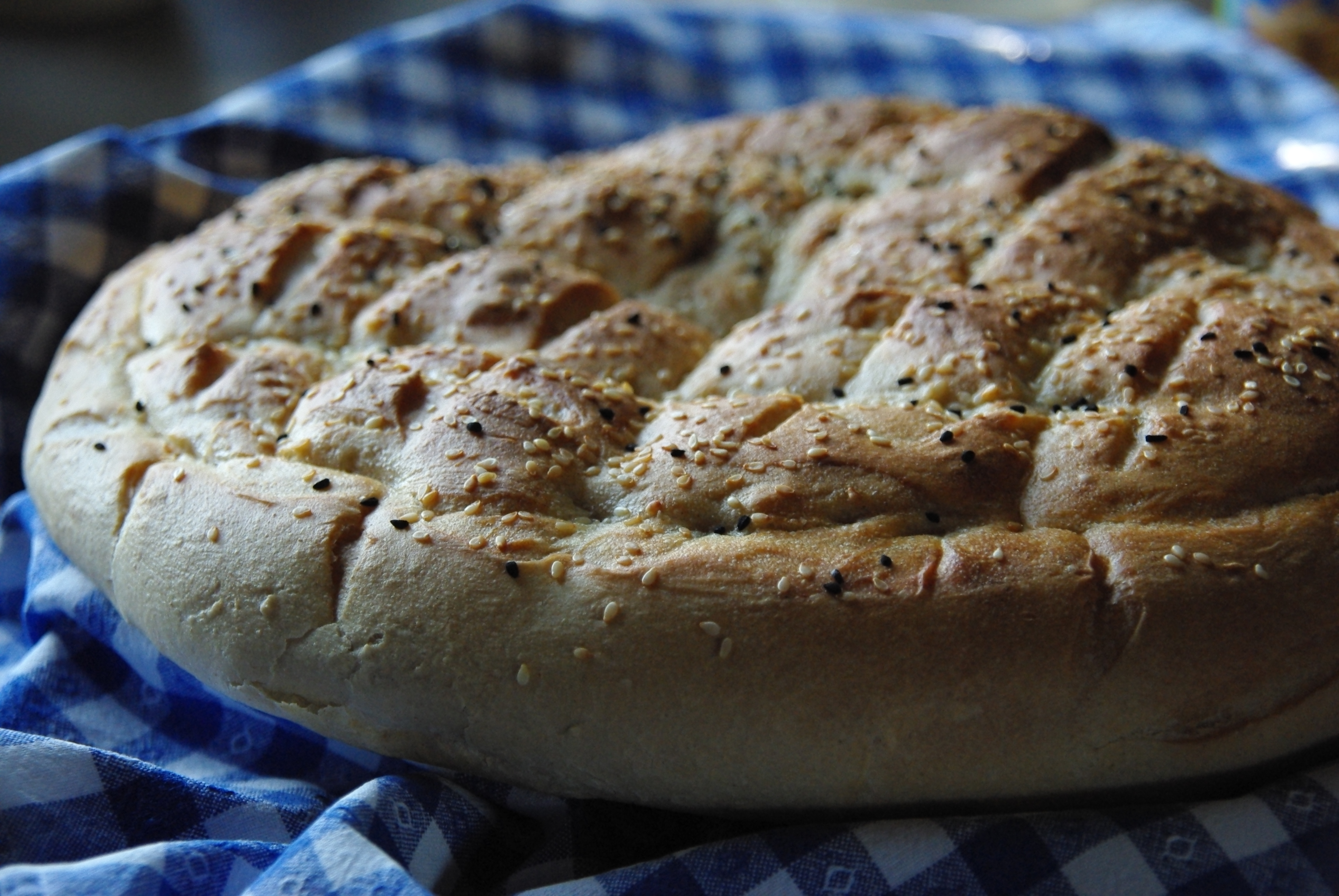 Griechisches Pita Fladenbrot selbst gebacken