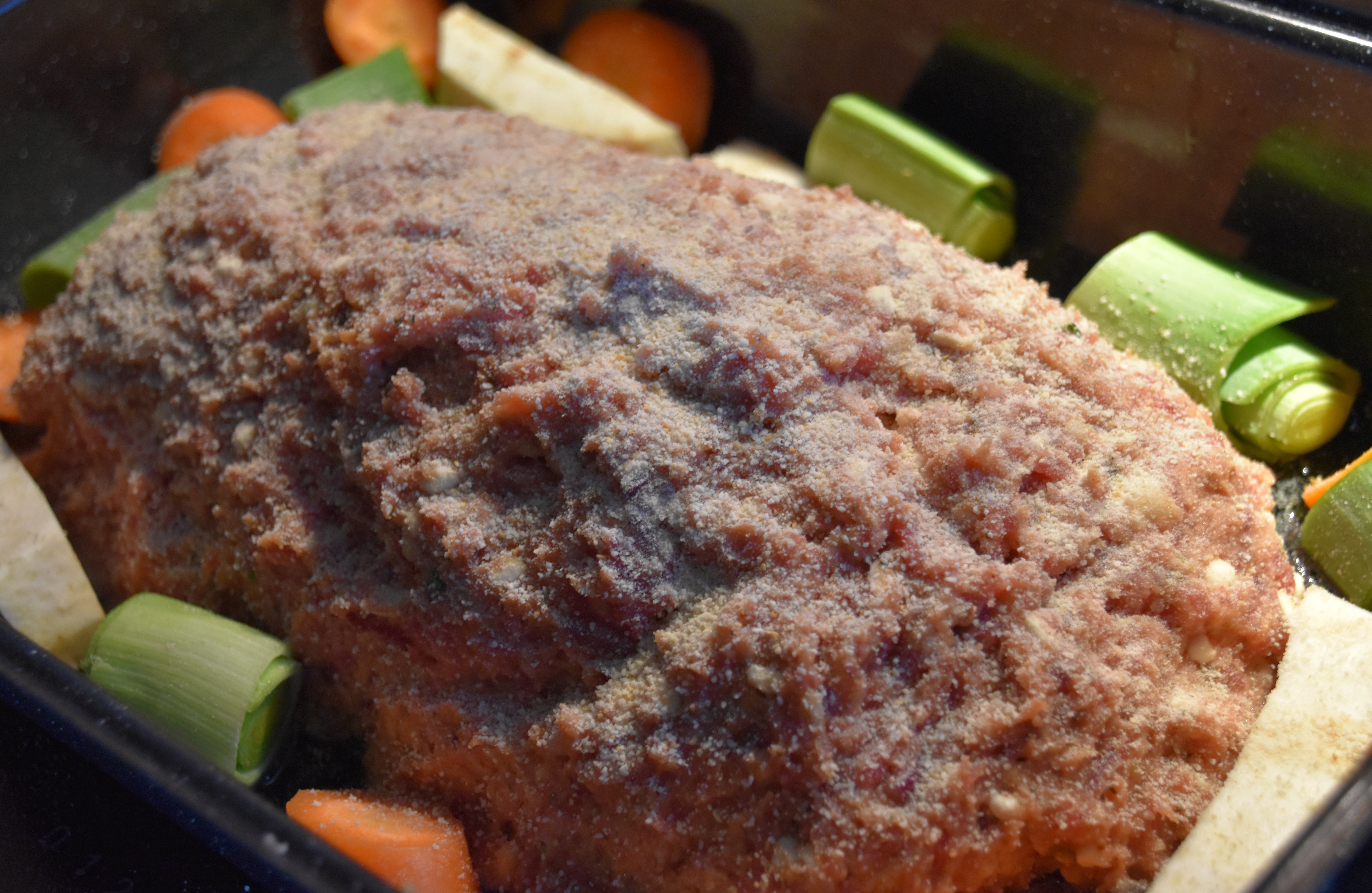 Hackbraten in Biersauce