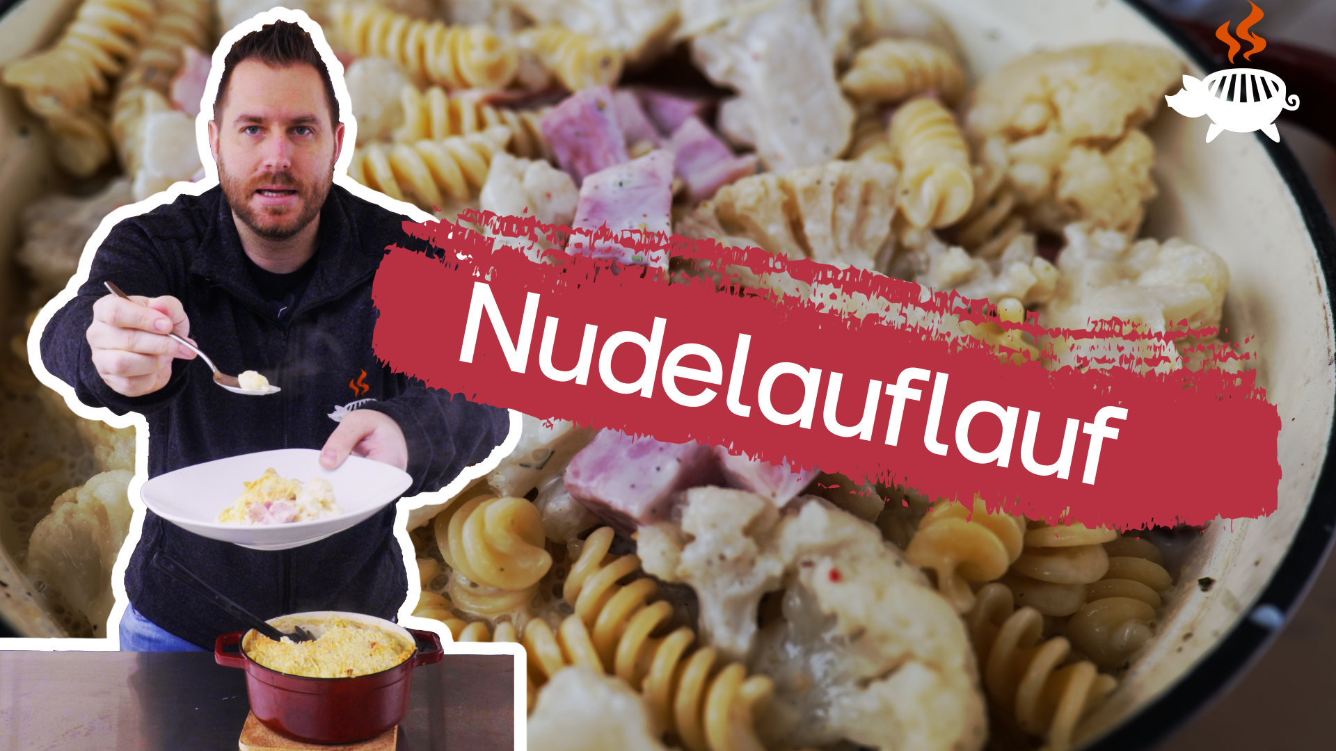 Video-Rezept: Nudelauflauf aus dem emaillierten Dutch Oven Video-Rezept: Nudelauflauf aus dem emaillierten Dutch Oven