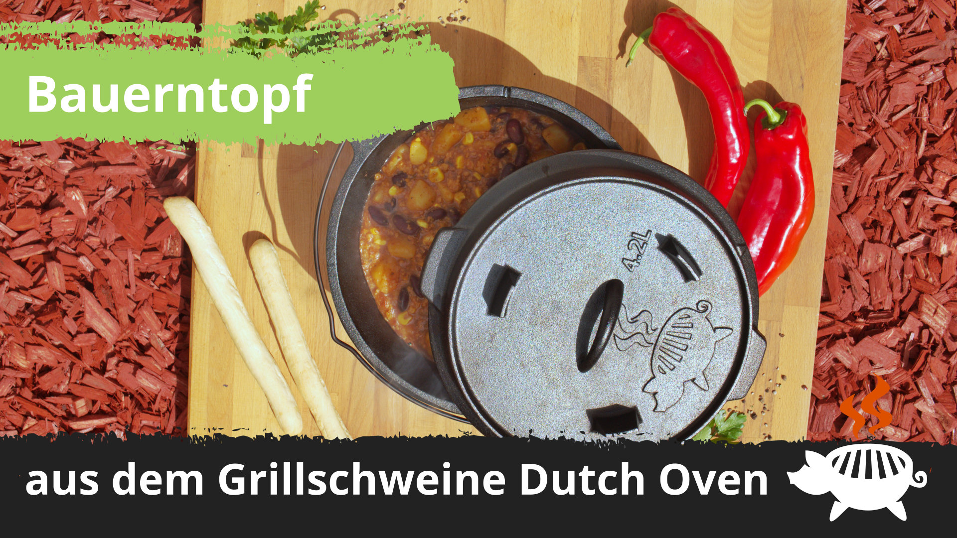 Veganer Bauerntopf aus dem Grillschweine Dutch Oven