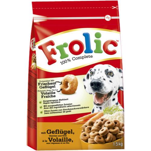 Frolic Complete Hundefutter Trockenfutter Geflügel 1,5kg