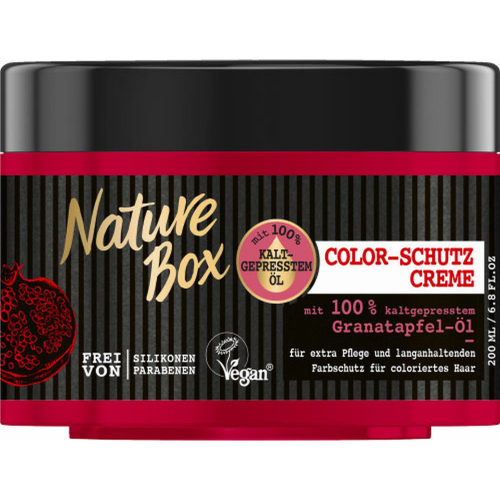 Nature Box Haar Color Schutz Creme mit Granatapfel Öl 200ml