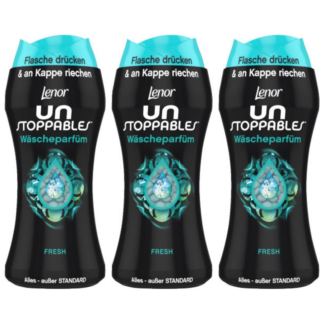 3 X Lenor Unstoppables Fresh 210g Wascheparfum