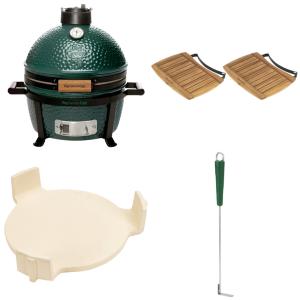 Big Green Egg MiniMax inkl. Carrier, Auentisch, ConvEGGtor, Ascheschieber