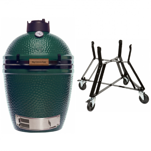 Big Green Egg Medium inkl. Nest auf Rollen