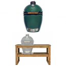 Big Green Egg Gre L mit Akazienholztisch