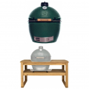 Big Green Egg Gre XL mit Akazienholztisch