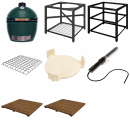 Big Green Egg Gre XL Auenkche aus Akazienholz inkl. Looftlighter, ConvEGGtor