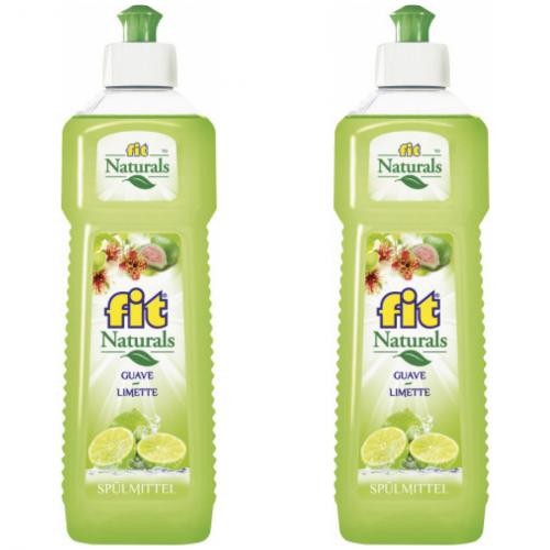 2 x Fit Naturals Splmittel Guave-Limette 500 ml Flasche