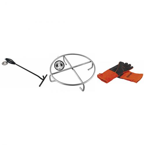 Deckelheber fr Petromax Feuertopf Grillzubehr Petromaxzubehr Untersetzer Zubehr 1 Stck Handschuhe Feuerhandschuh Grillhandschuh Aramid Pro 300