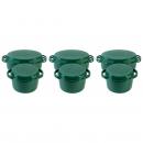 3 x Big Green Egg Dutch Oven Grn oval