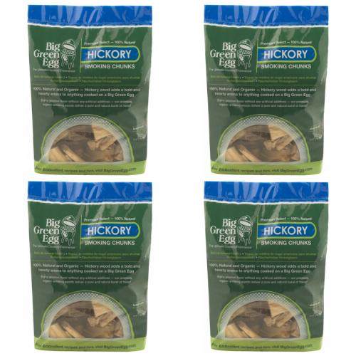 4 x Big Green Egg Walnuss Holzstckchen Holz Chunks 9 Liter
