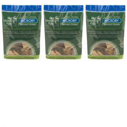 3 x Big Green Egg Walnuss Holzstckchen Holz Chunks 9 Liter