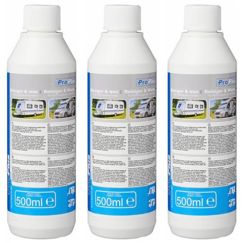 3 x Reiniger & Wachs 500ml fr Wohnwagen und Reisemobil