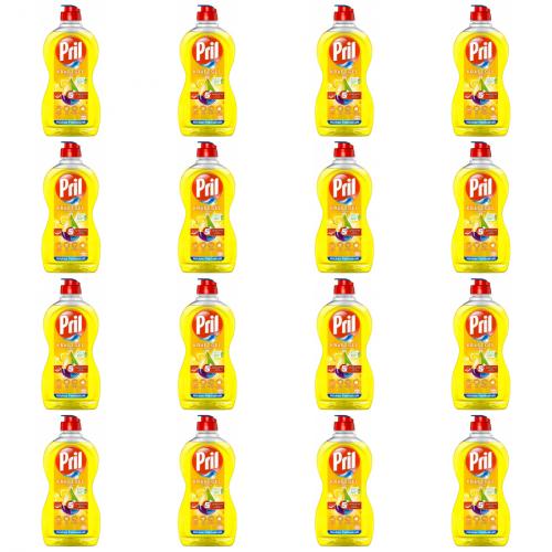 16 x Pril Zitrone Selbstaktive Fettlsekraft 450ml Flasche
