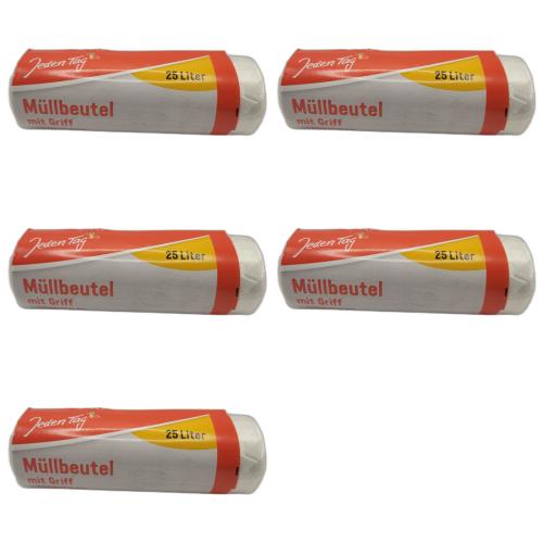 5 x JedenTag mllbeutel 25-lt 30 Stck Gre: 53 x 54 cm