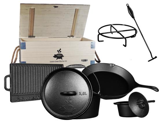 Grillschweine Dutch Oven Starter Kit - kleine Produktionsfehler