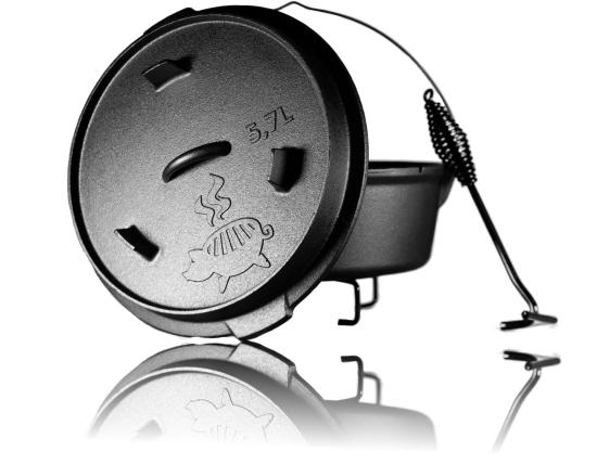 Grillschweine Dutch Oven 6QT ohne Fe - kleine Produktionsfehler