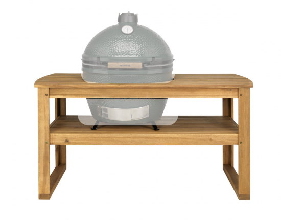 Big Green Egg Tisch Acacia Gre XL auf Rollen