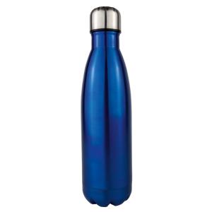 Thermoflasche blau-metallic