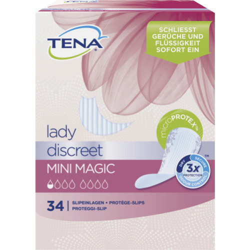 Tena Slipeinlagen Lady Discreet Mini Magic Hygieneeinlagen 34 Stück
