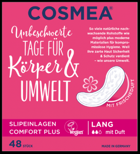 Cosmea Slipeinlagen mit Duft Lang 48er