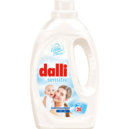 Dalli Sensitiv 20 Waschladungen 1,1L Flasche