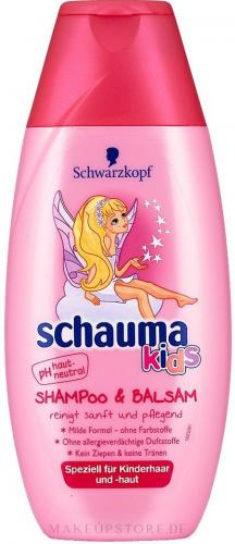 Schauma Kids Shampoo + Balsam für Mädchen Vegane Formel 250ml 