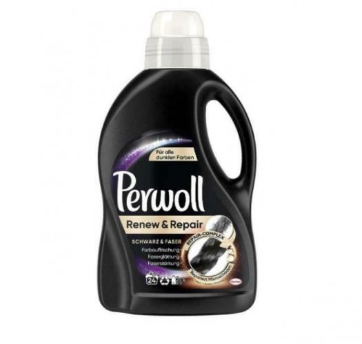 Perwoll Waschmittel Schwarz 24 Waschladungen 1,44L Flasche
