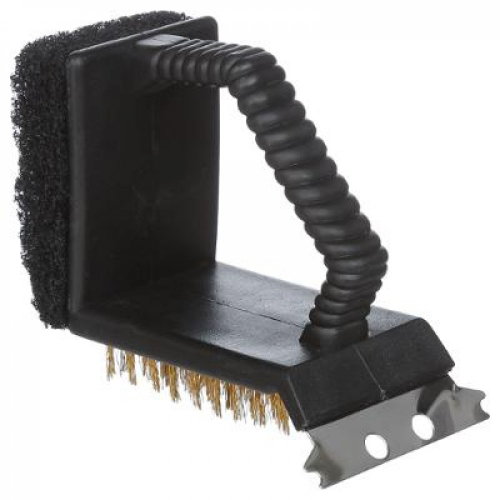 Grillbrste/Gitter 3 in 1 schwarz