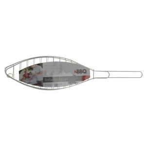  Fischgrill 42x9cm Metall Grill Zubehr BBQ Outdoor Camping 