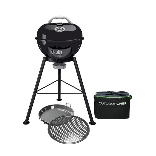 Outdoorchef Gaskugelgrill Chelsea 420 G inkl. Tasche und Gourmet-Set - Ausfhrung: 50 mbar