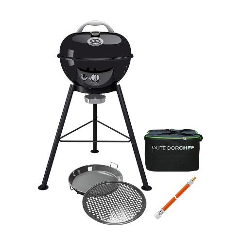 Outdoorchef Gaskugelgrill Chelsea 420 G inkl. Tasche und Gourmet-Set - Ausfhrung: 30 mbar