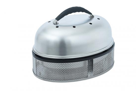 Cobb Grill Supreme Deluxe inkl. Bratenrost, silber