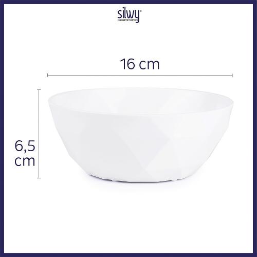 Silwy Super-Magnet-Bowl Farbe wei