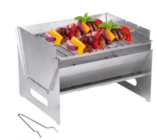 Camp4 Edelstahl Faltgrill 250x300x220 mm