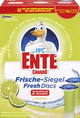 WC Ente Frische Siegel Fresh Disks Limone/Limette 2x36ml
